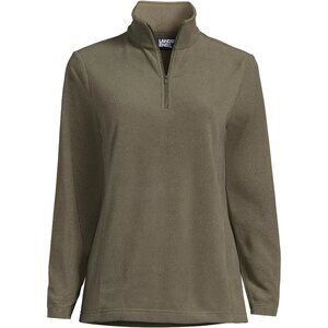 Lands' End Anyweather Fleece Quarter Zip Pullover